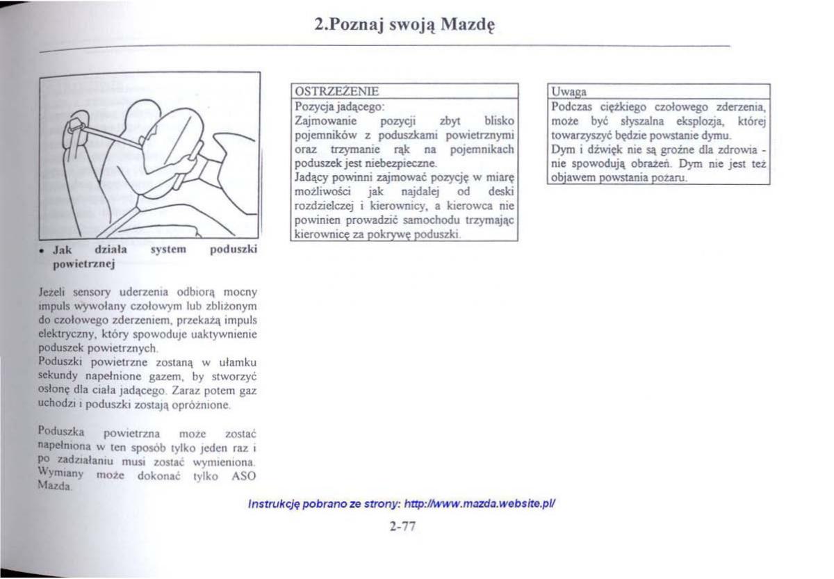 Mazda 626 V instrukcja obslugi / page 89