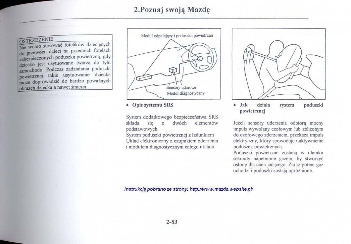 Mazda 626 V instrukcja obslugi / page 95