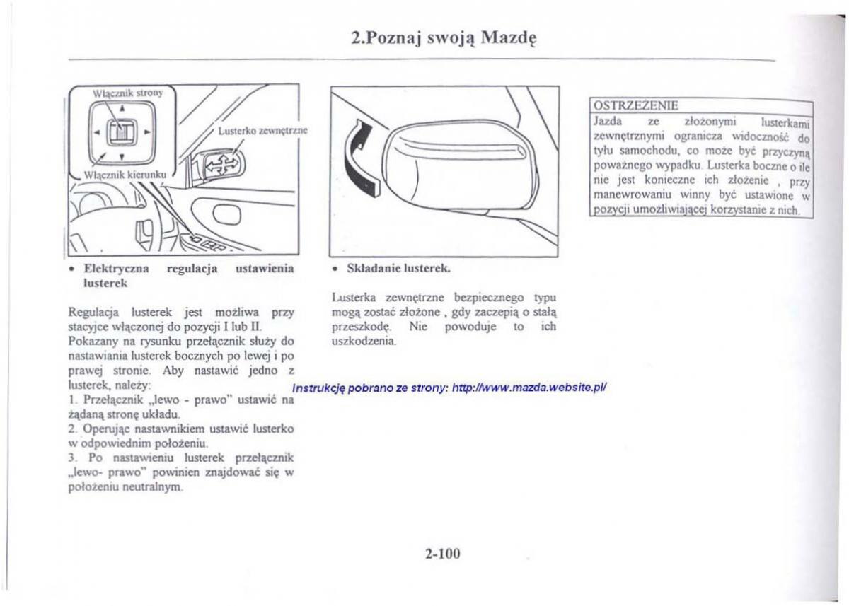 Mazda 626 V instrukcja obslugi / page 112