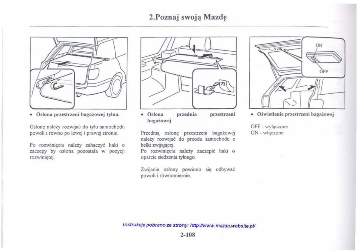 Mazda 626 V instrukcja obslugi / page 120