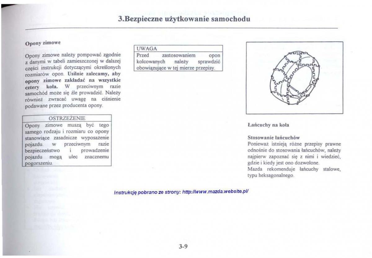 Mazda 626 V instrukcja obslugi / page 129