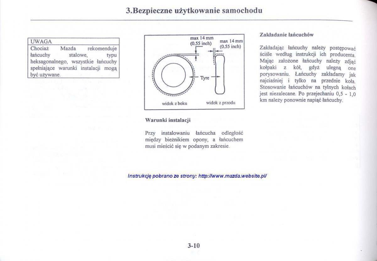 Mazda 626 V instrukcja obslugi / page 130