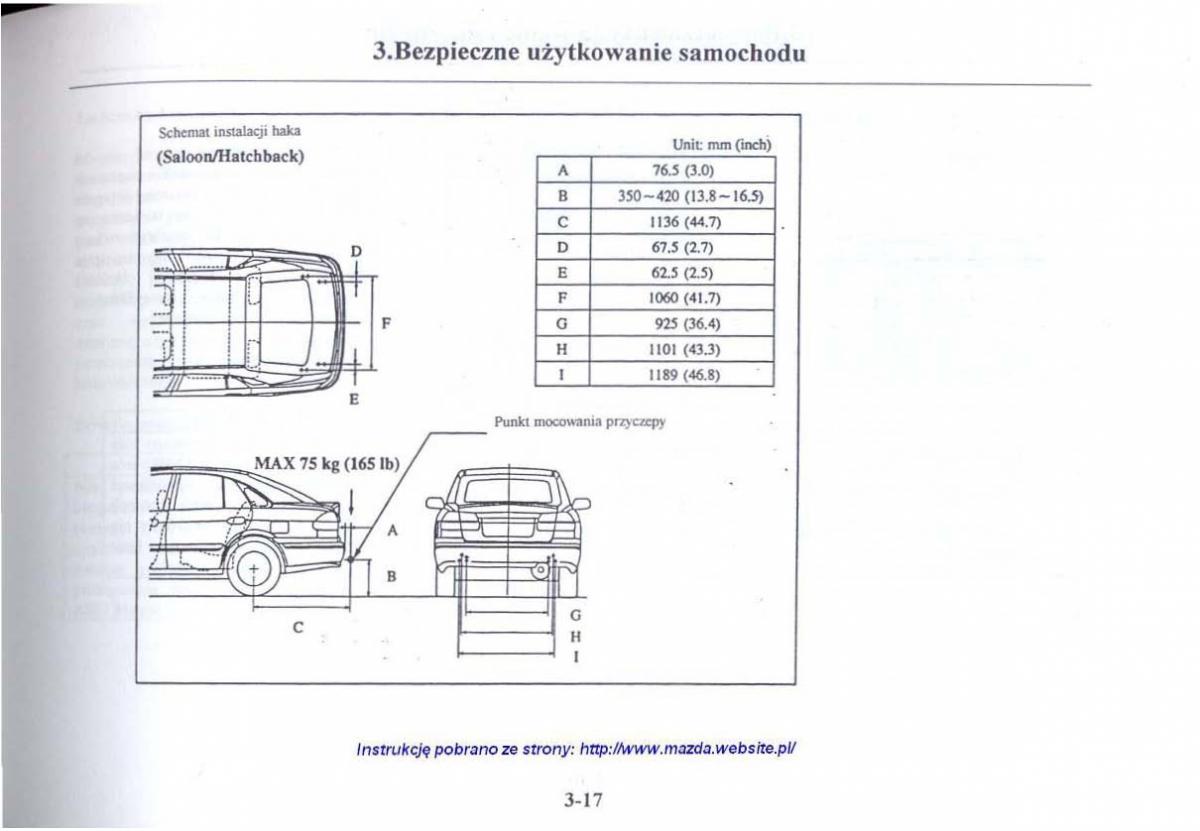 Mazda 626 V instrukcja obslugi / page 137