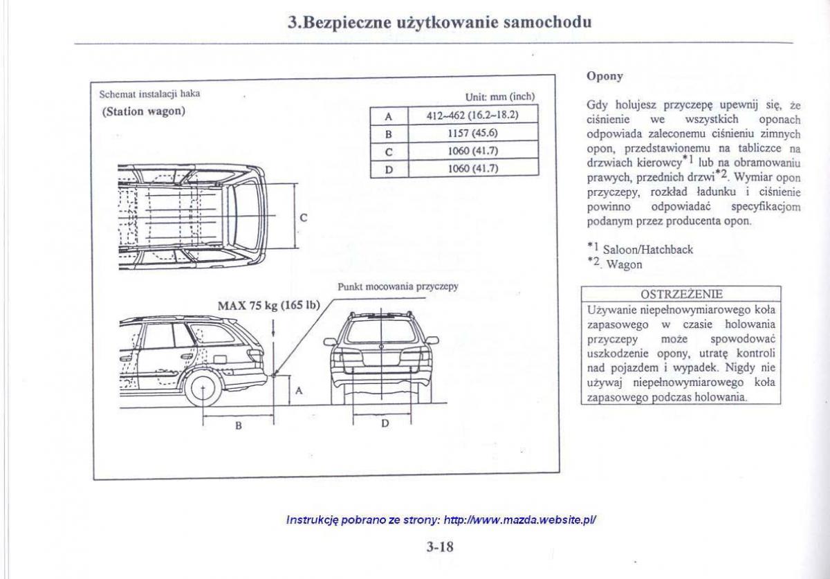 Mazda 626 V instrukcja obslugi / page 138