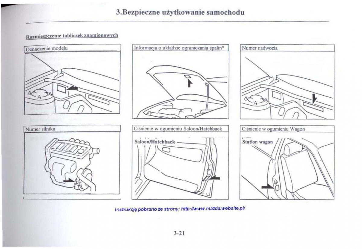 Mazda 626 V instrukcja obslugi / page 141