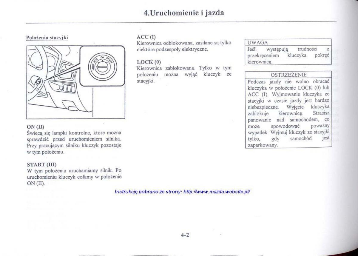 Mazda 626 V instrukcja obslugi / page 143