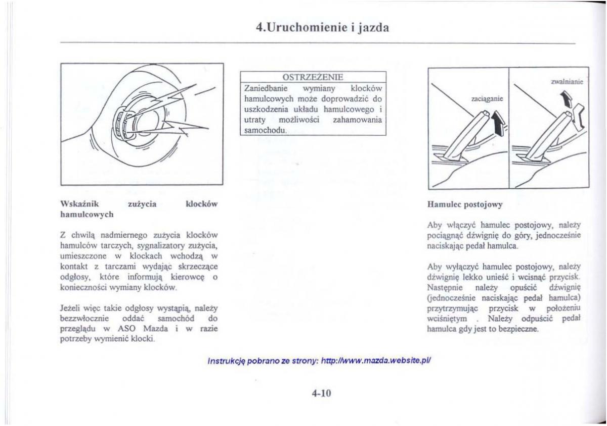 Mazda 626 V instrukcja obslugi / page 151