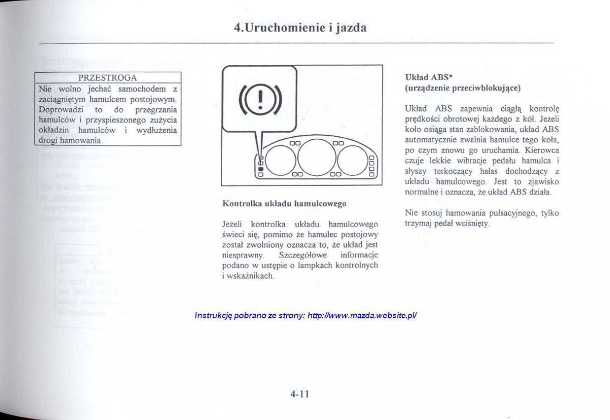 Mazda 626 V instrukcja obslugi / page 152