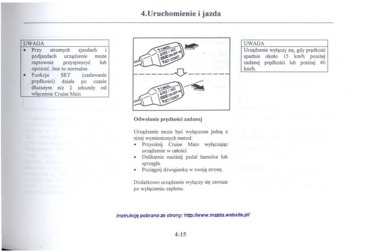 Mazda 626 V instrukcja obslugi / page 156