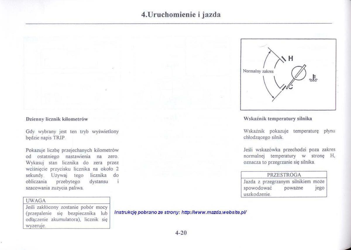 Mazda 626 V instrukcja obslugi / page 161