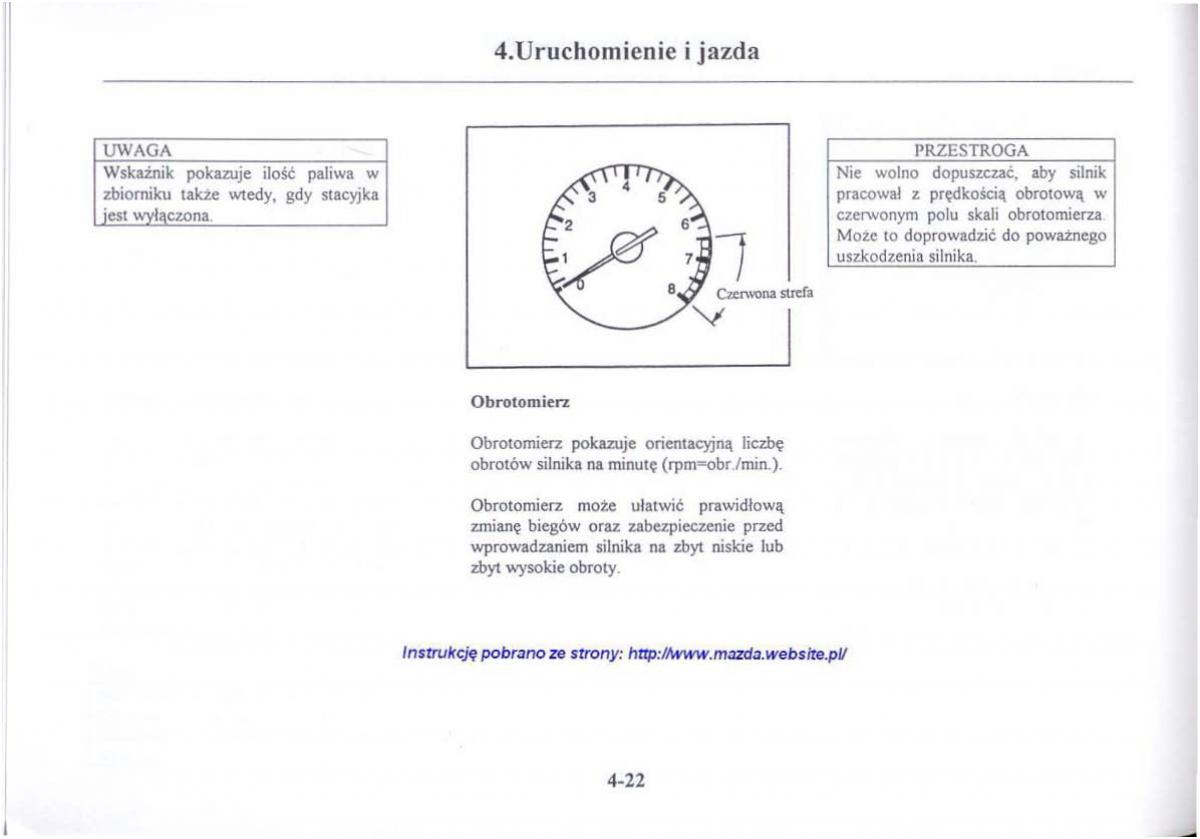 Mazda 626 V instrukcja obslugi / page 163