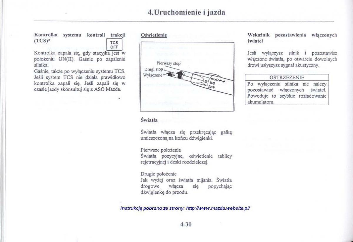 Mazda 626 V instrukcja obslugi / page 171