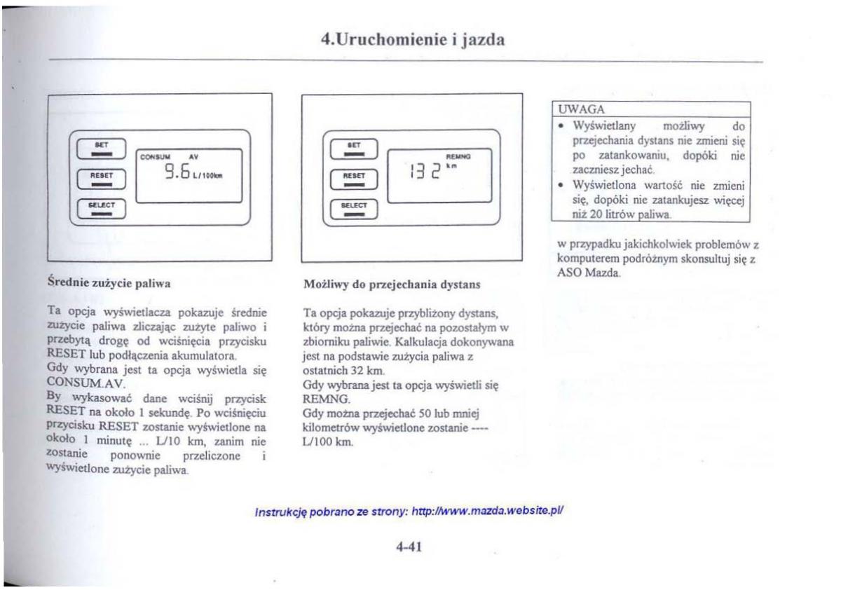 Mazda 626 V instrukcja obslugi / page 182