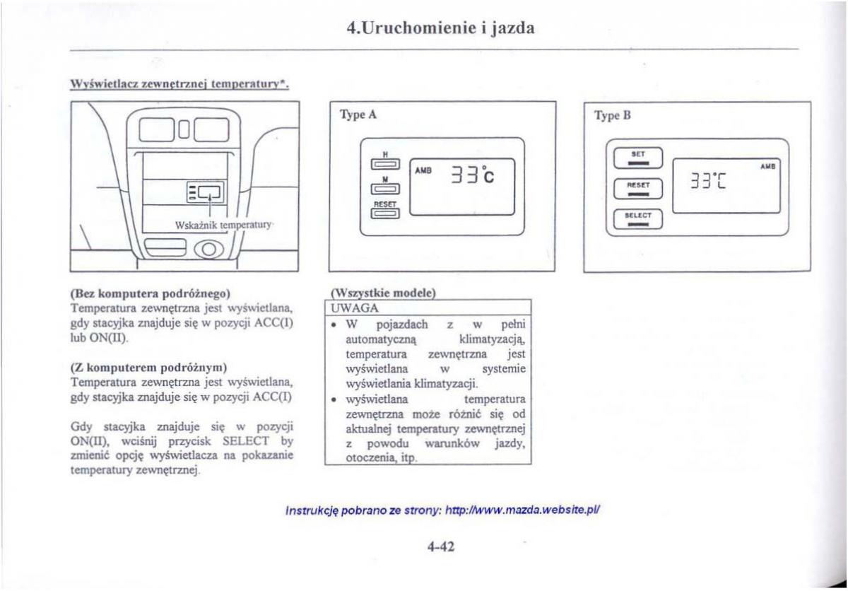 Mazda 626 V instrukcja obslugi / page 183