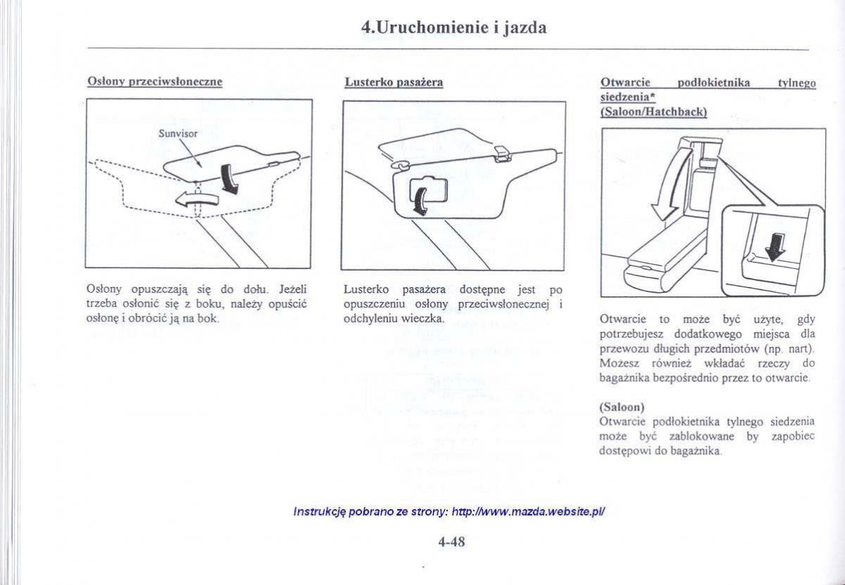 Mazda 626 V instrukcja obslugi / page 189