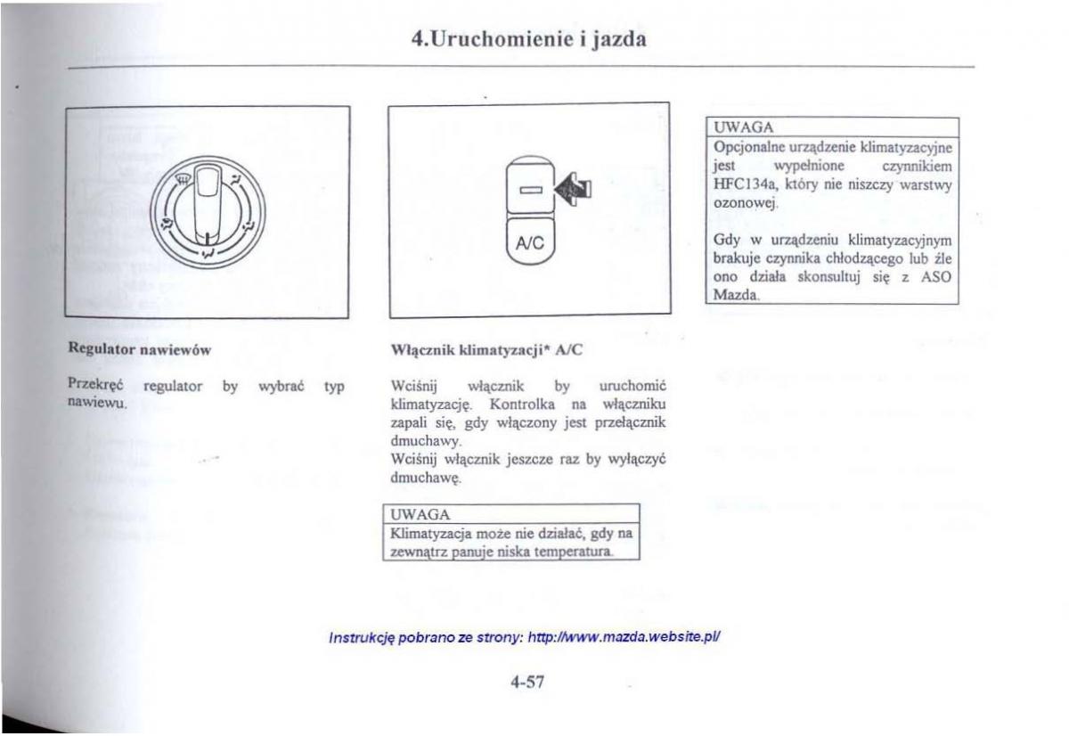 Mazda 626 V instrukcja obslugi / page 198