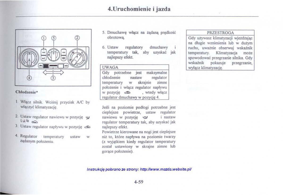 Mazda 626 V instrukcja obslugi / page 200