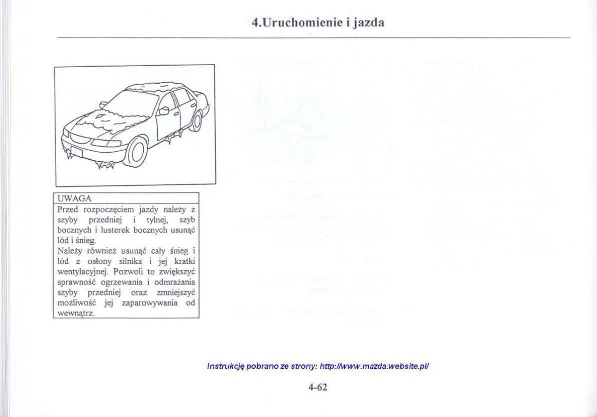 Mazda 626 V instrukcja obslugi / page 203