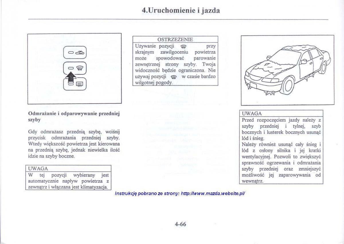 Mazda 626 V instrukcja obslugi / page 207