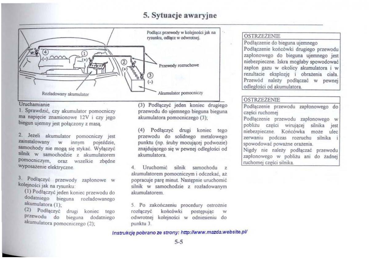 Mazda 626 V instrukcja obslugi / page 216