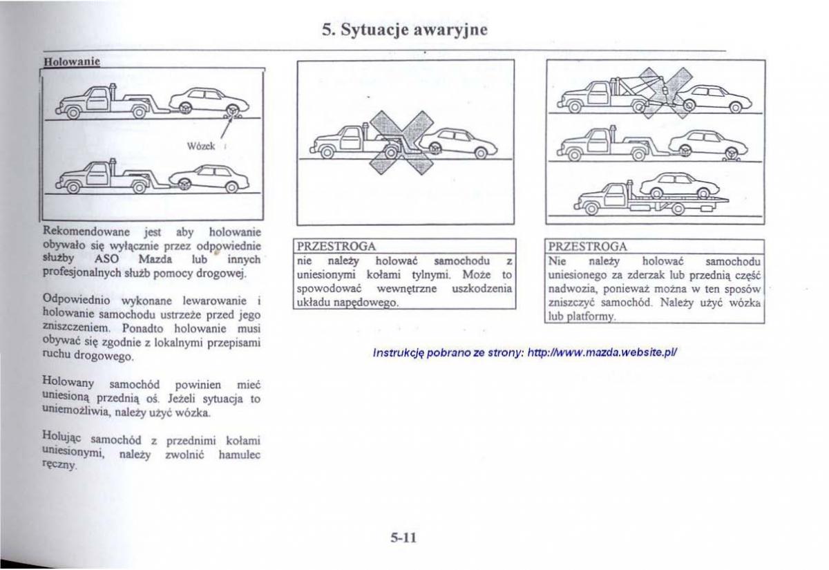 Mazda 626 V instrukcja obslugi / page 222