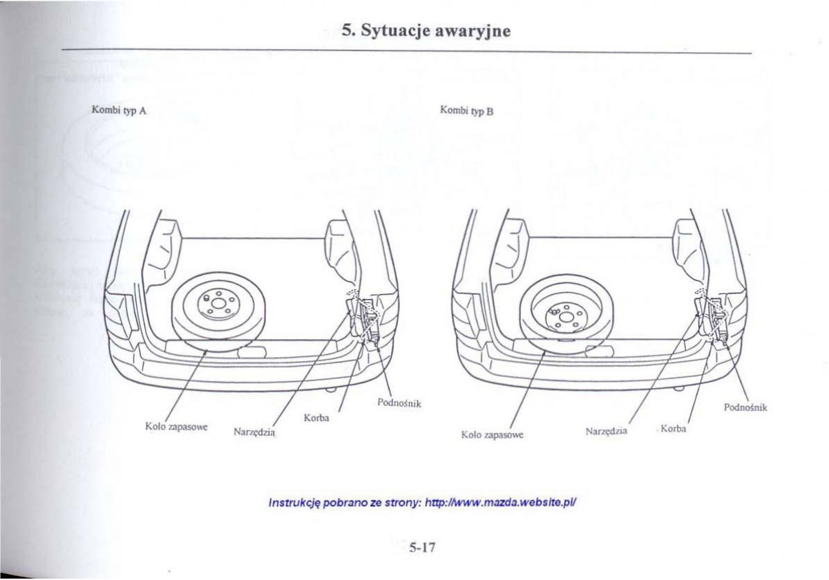 Mazda 626 V instrukcja obslugi / page 228