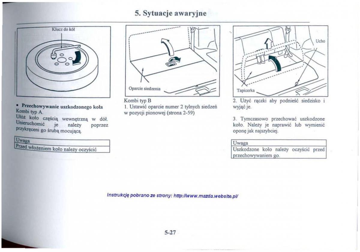 Mazda 626 V instrukcja obslugi / page 238