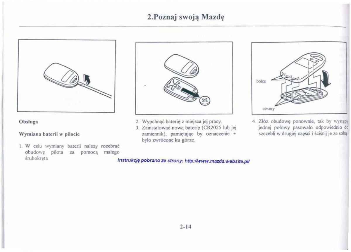 Mazda 626 V instrukcja obslugi / page 26