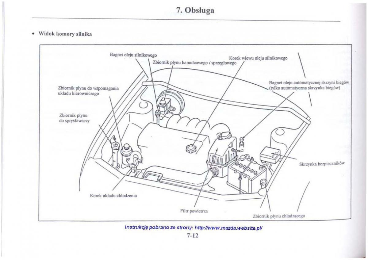 Mazda 626 V instrukcja obslugi / page 263