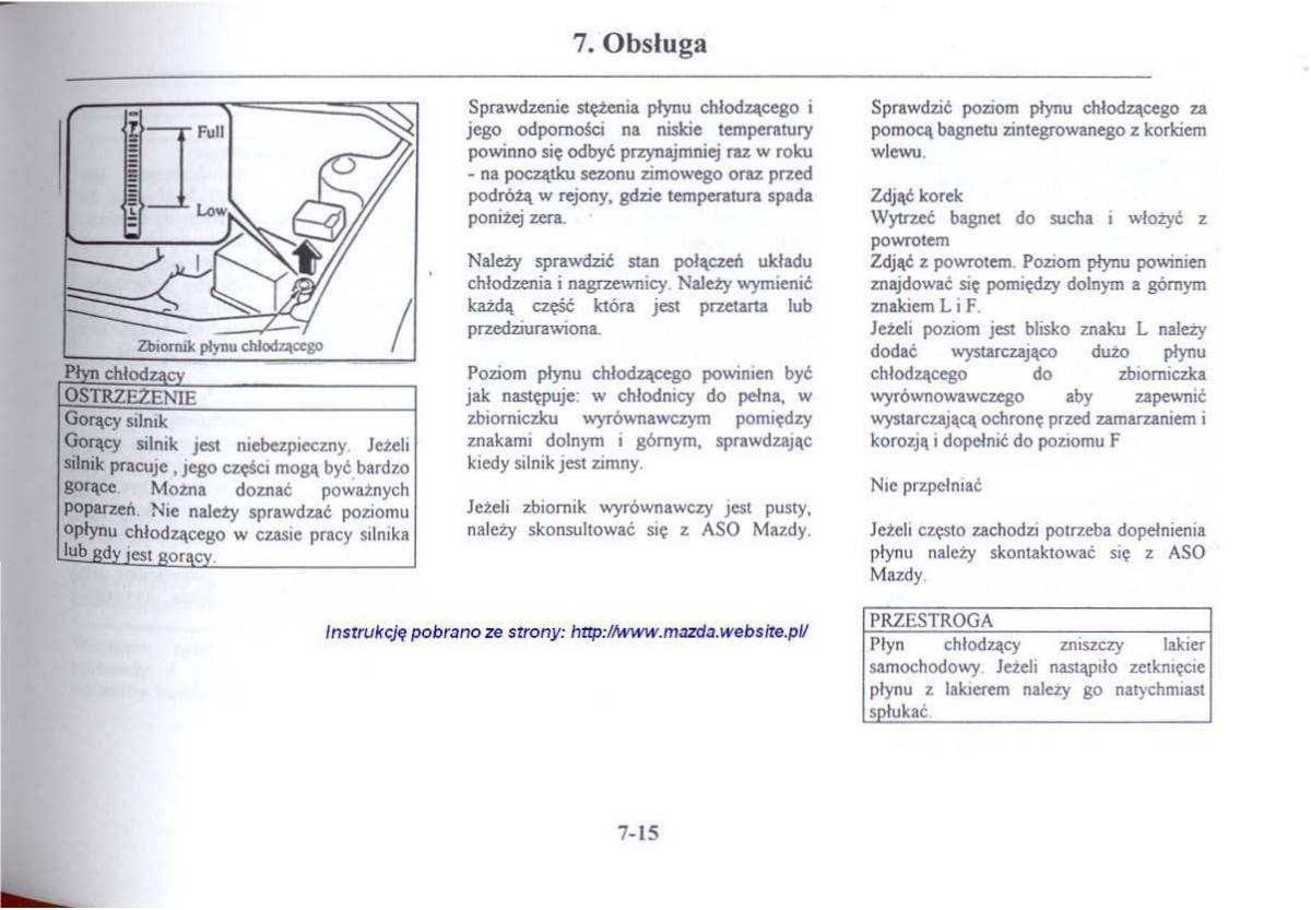 Mazda 626 V instrukcja obslugi / page 266