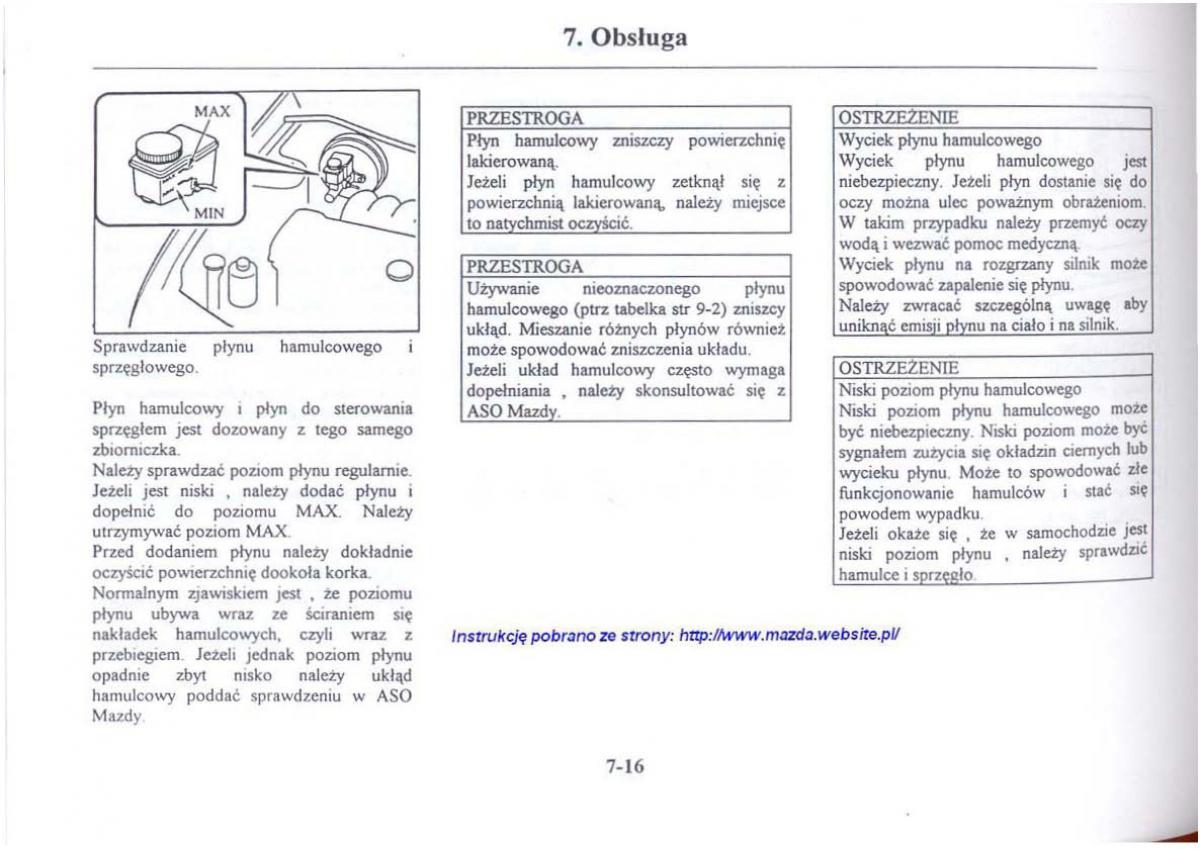 Mazda 626 V instrukcja obslugi / page 267