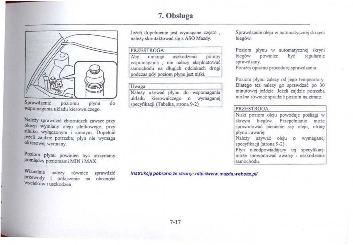 Mazda 626 V instrukcja obslugi / page 268