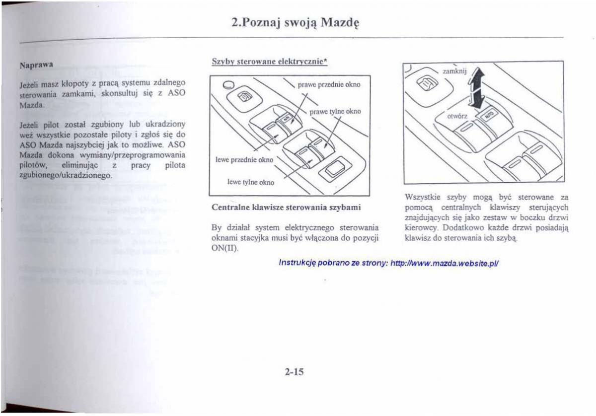 Mazda 626 V instrukcja obslugi / page 27