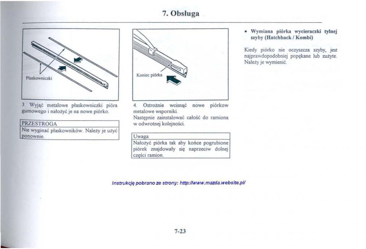 Mazda 626 V instrukcja obslugi / page 274