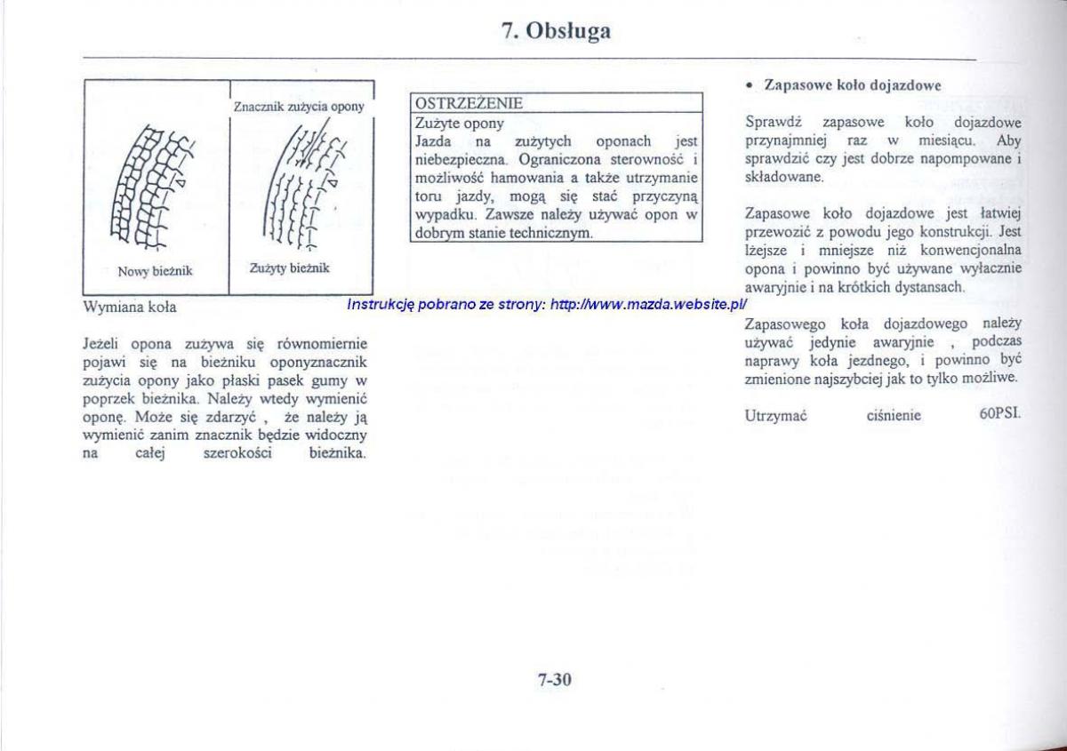 Mazda 626 V instrukcja obslugi / page 281