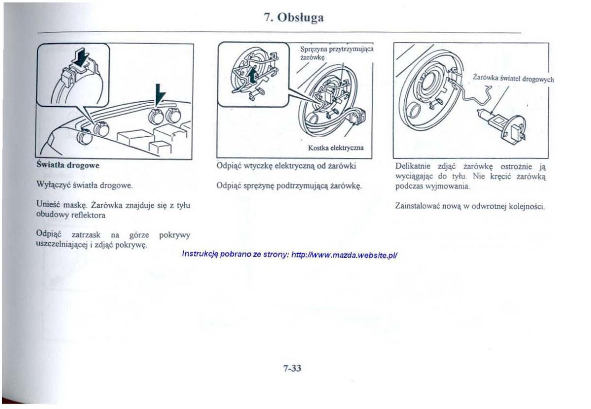 Mazda 626 V instrukcja obslugi / page 284