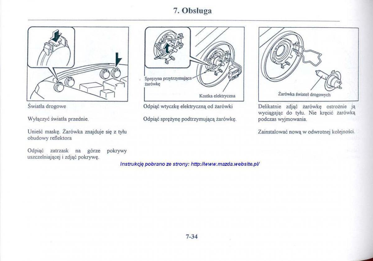 Mazda 626 V instrukcja obslugi / page 285