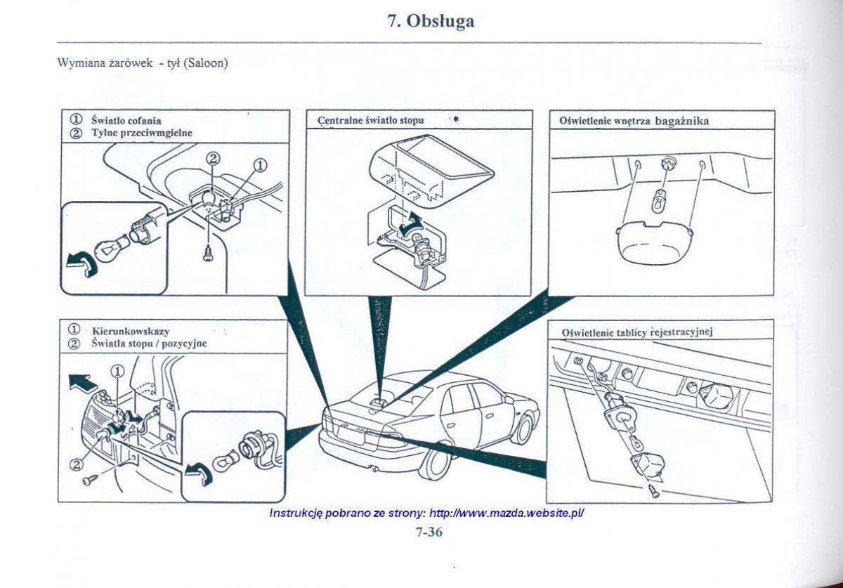 Mazda 626 V instrukcja obslugi / page 287