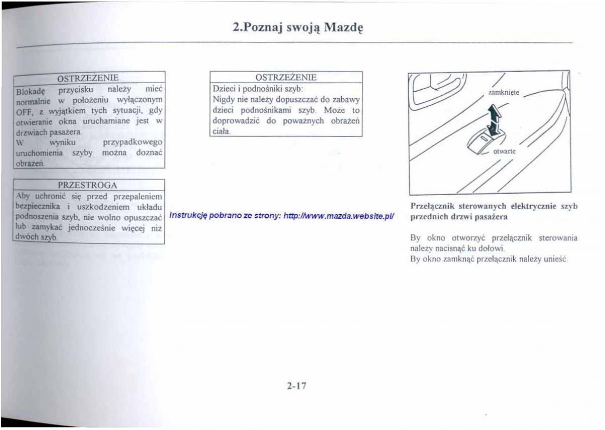 Mazda 626 V instrukcja obslugi / page 29