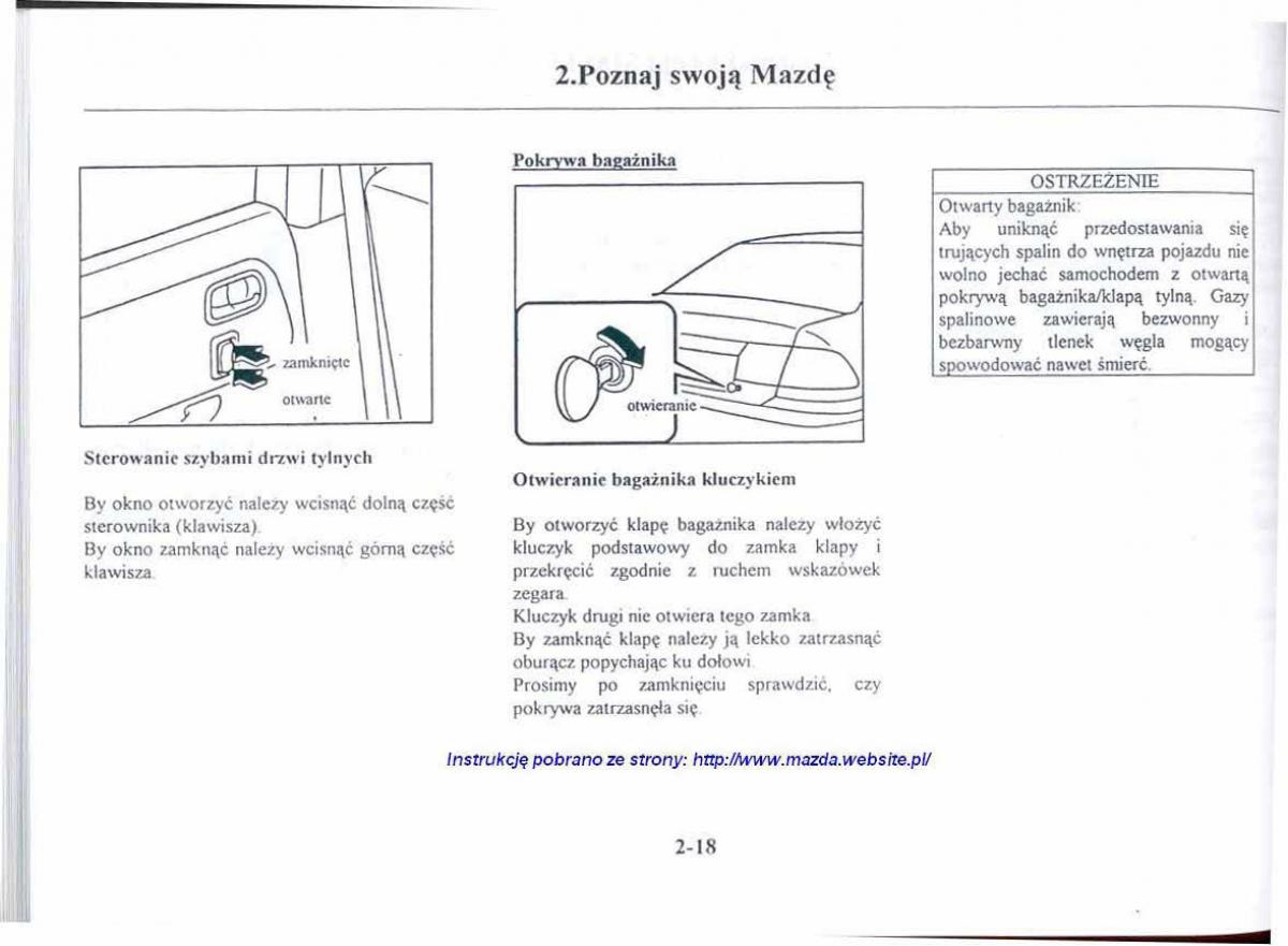 Mazda 626 V instrukcja obslugi / page 30