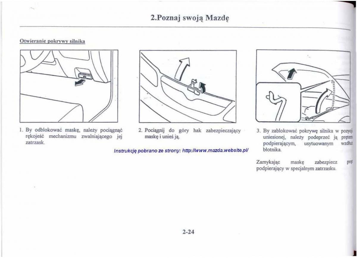 Mazda 626 V instrukcja obslugi / page 36