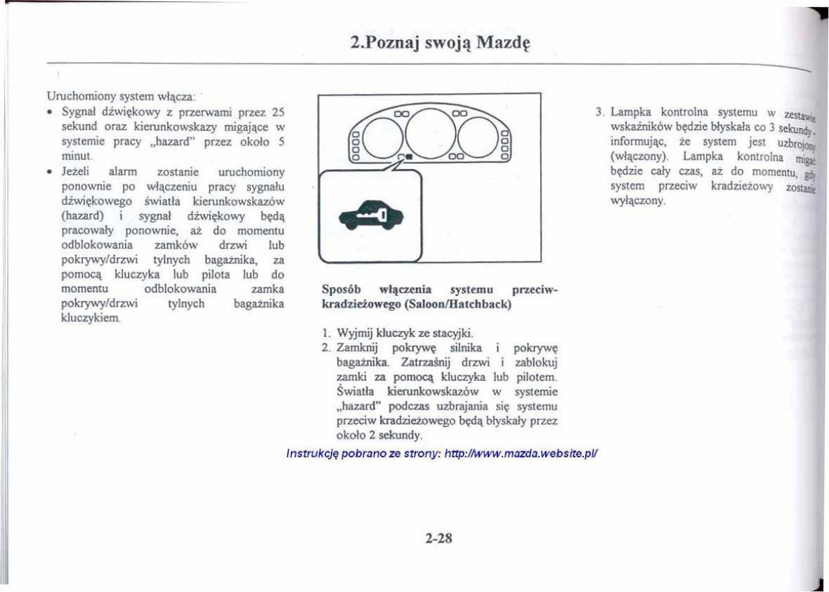 Mazda 626 V instrukcja obslugi / page 40