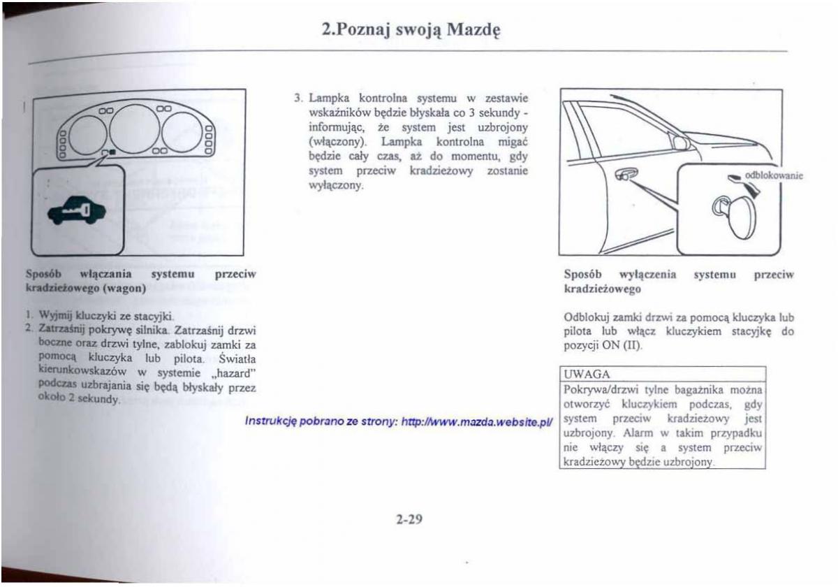 Mazda 626 V instrukcja obslugi / page 41