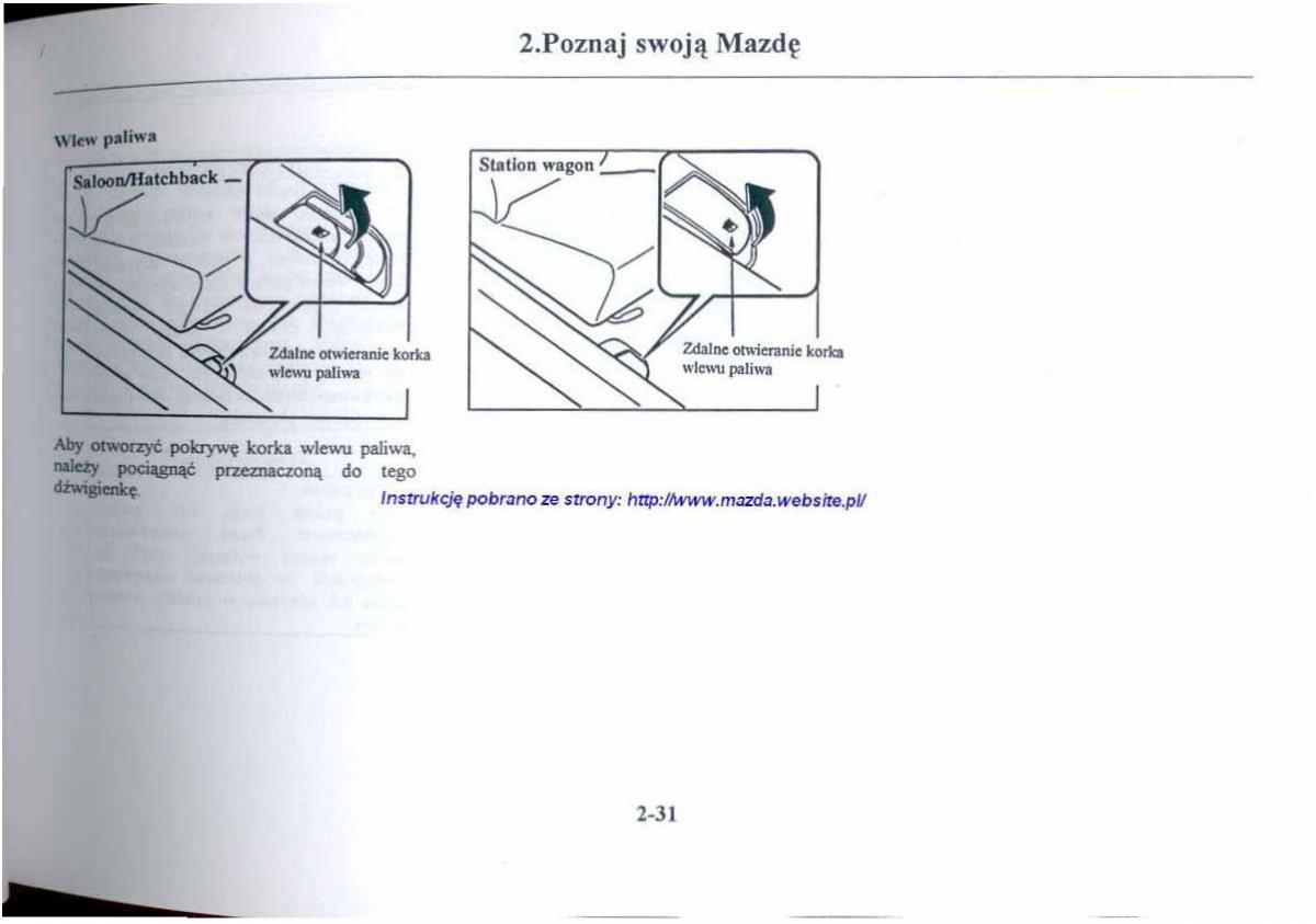 Mazda 626 V instrukcja obslugi / page 43