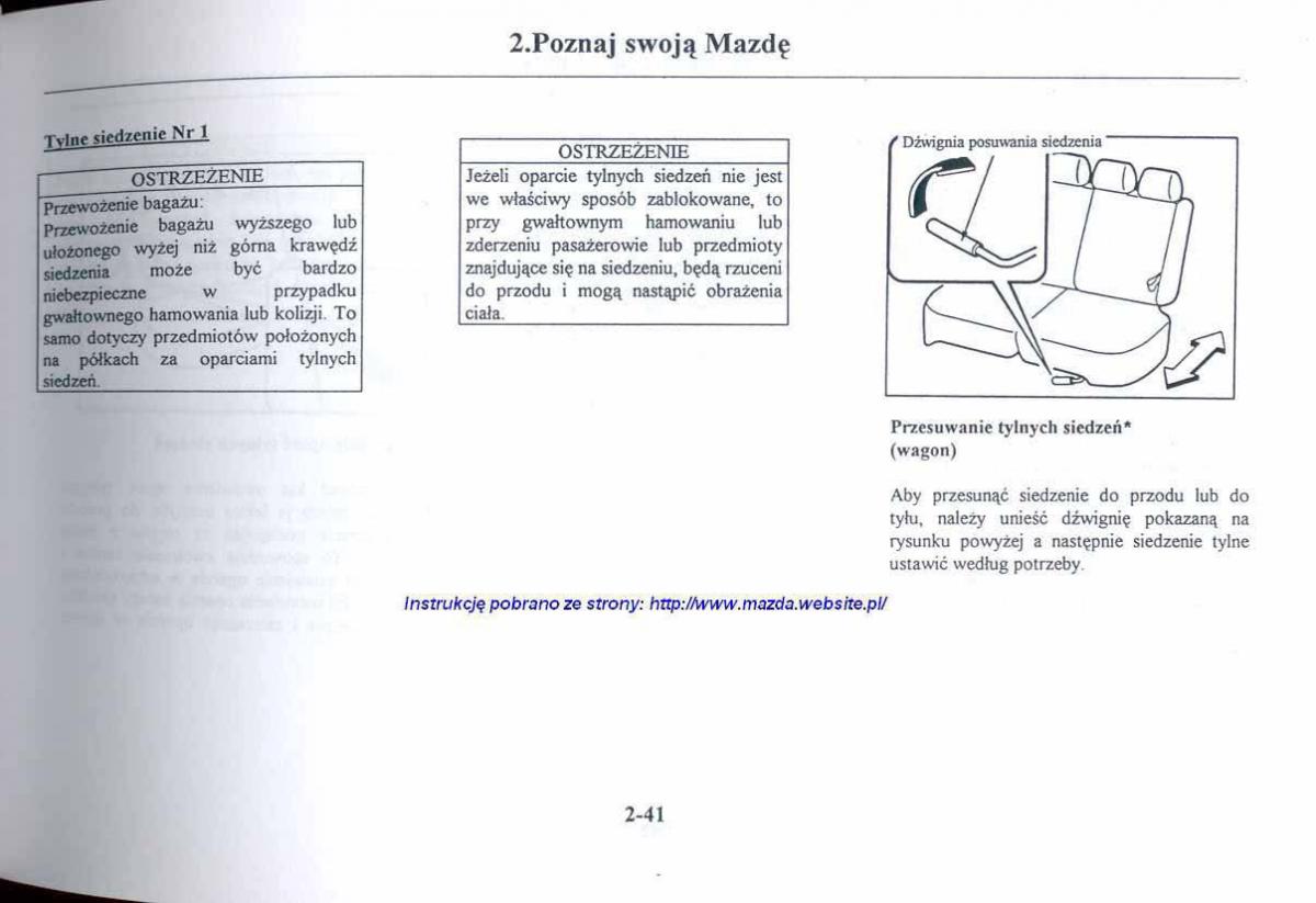 Mazda 626 V instrukcja obslugi / page 53