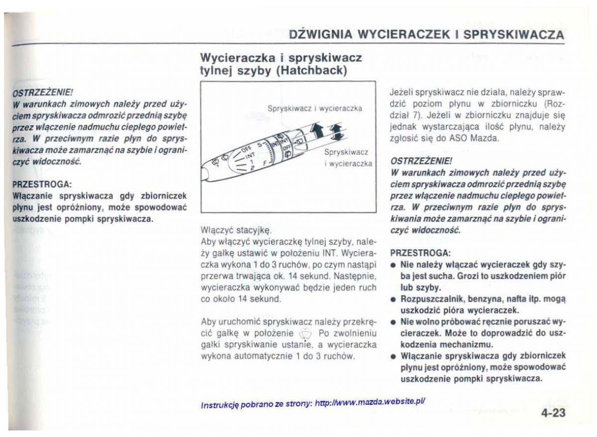 Mazda 626 IV 4 instrukcja obslugi / page 78