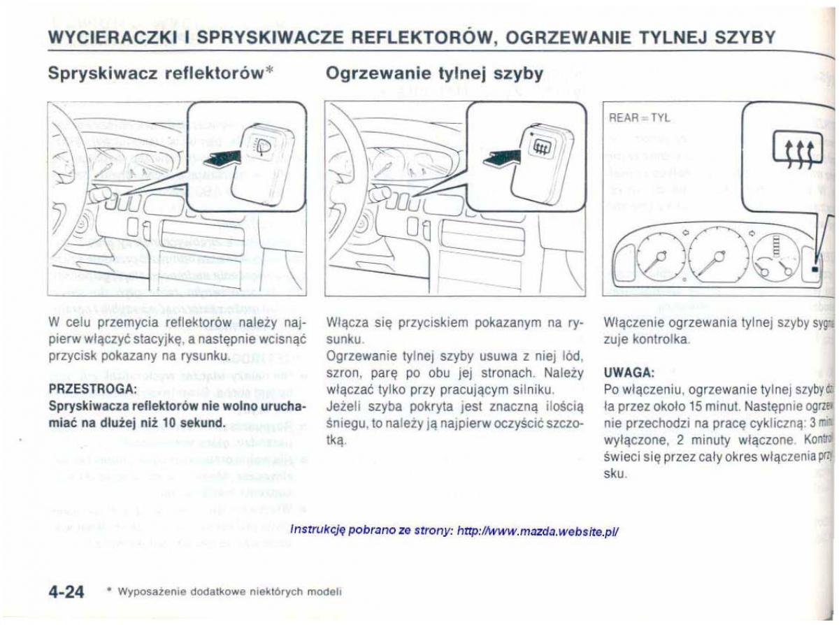 Mazda 626 IV 4 instrukcja obslugi / page 79