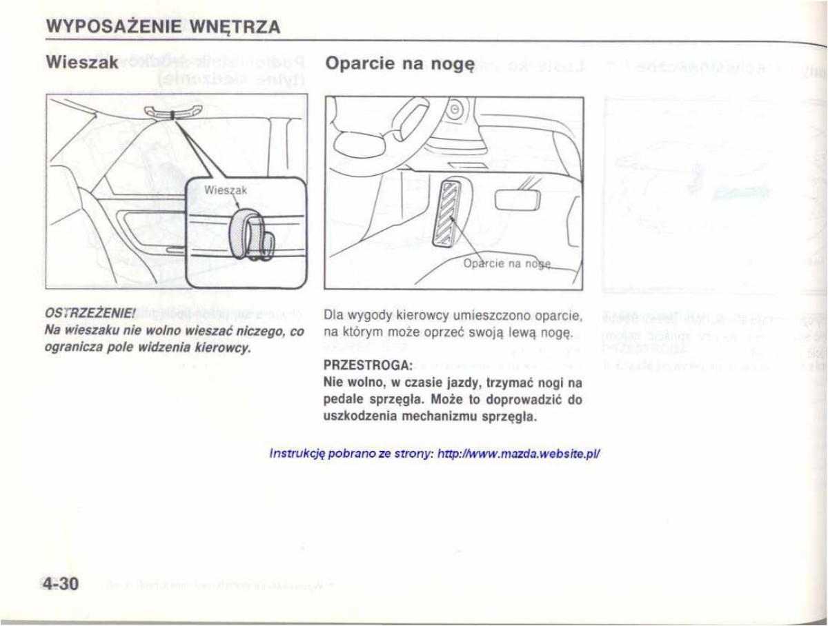 Mazda 626 IV 4 instrukcja obslugi / page 85