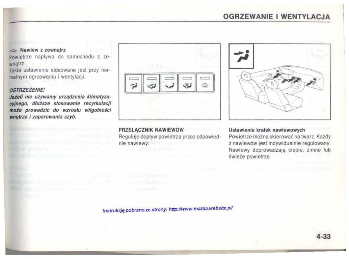 Mazda 626 IV 4 instrukcja obslugi / page 88