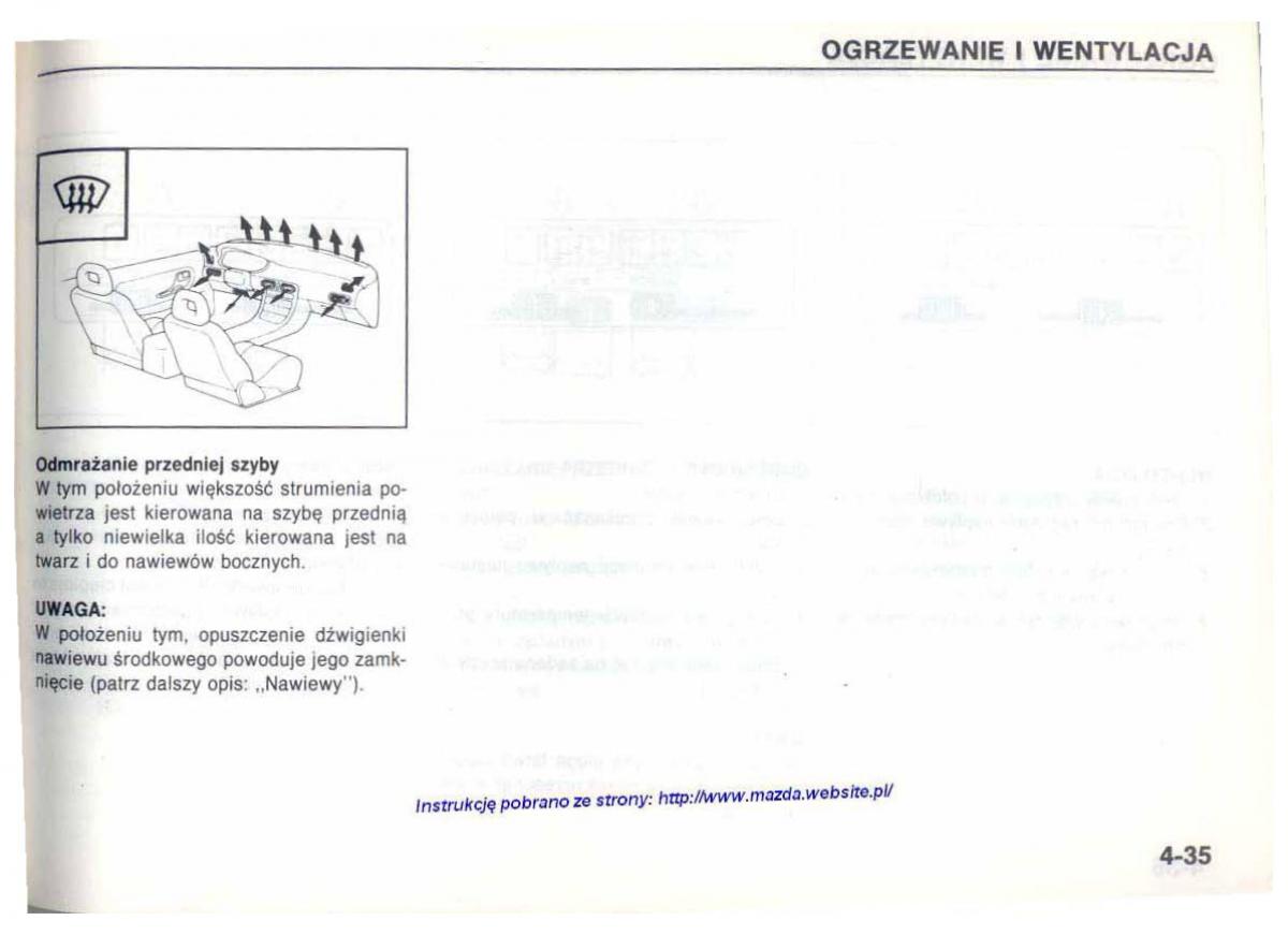 Mazda 626 IV 4 instrukcja obslugi / page 90